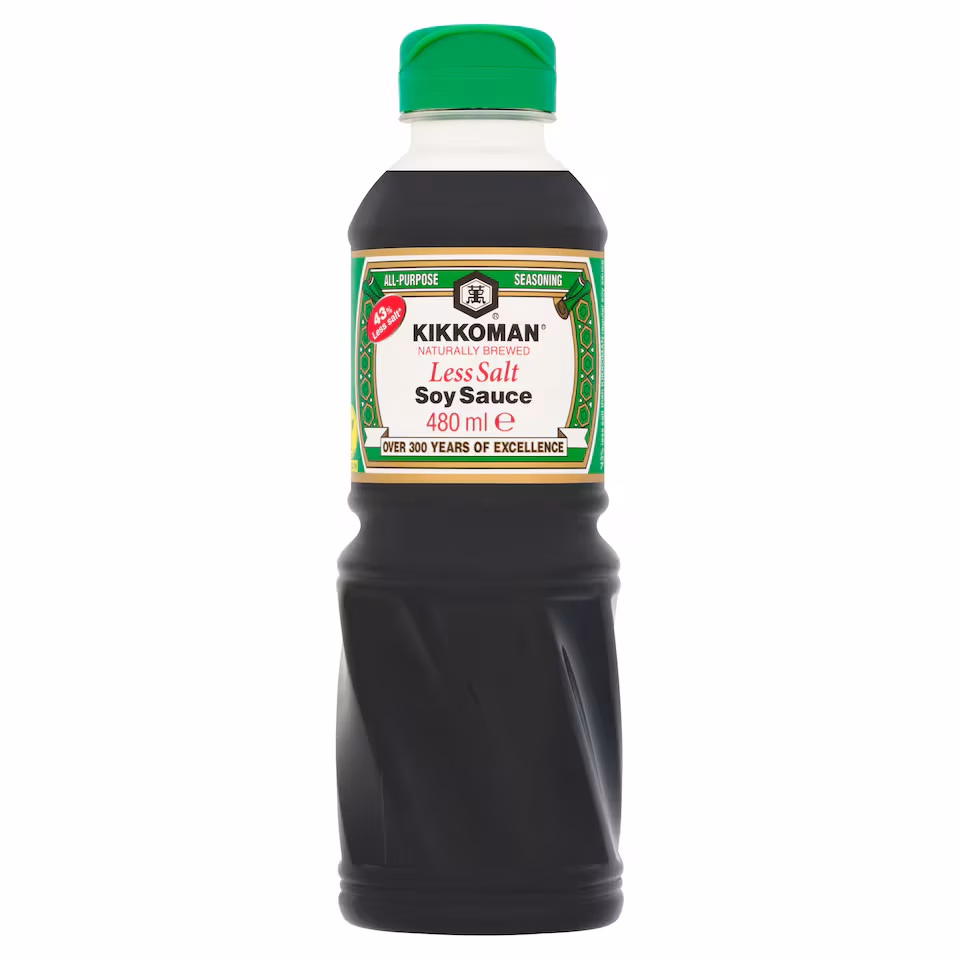 Kikkoman Less Salt Soy Sauce 480Ml