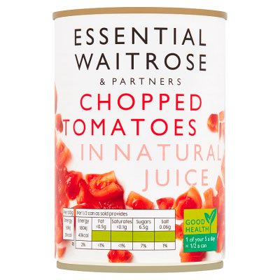 Essential Chopped Tomatoes in Natural Juice