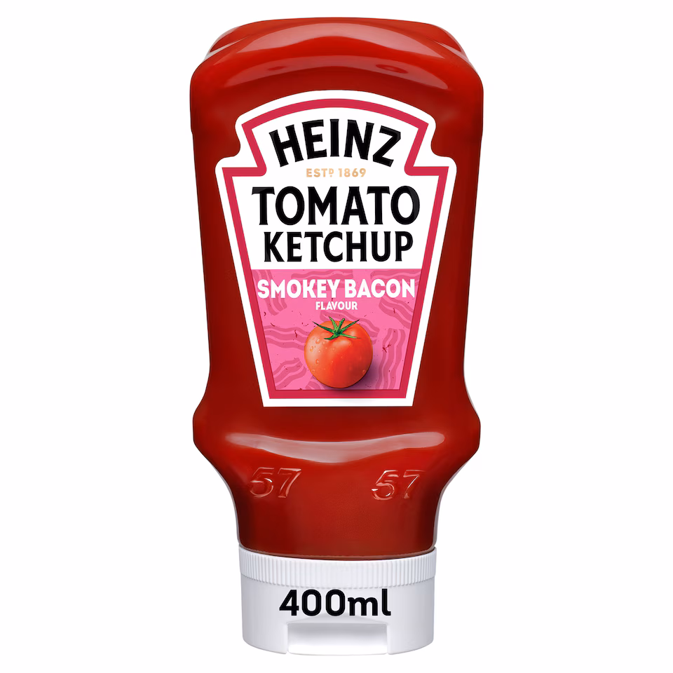 Heinz Tomato Ketchup Smokey Bacon Flavour 460g