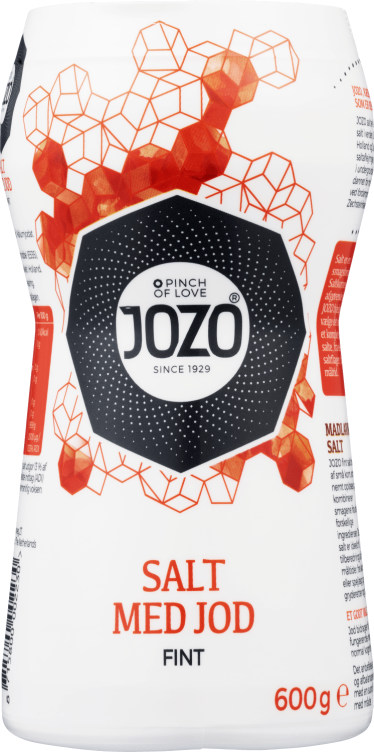 Salt Fint m/Jod 600g Jozo