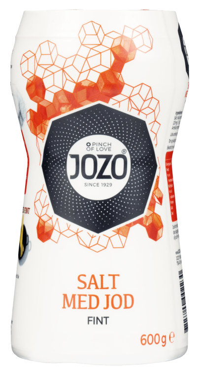 Salt Fint m/Jod 600g Jozo
