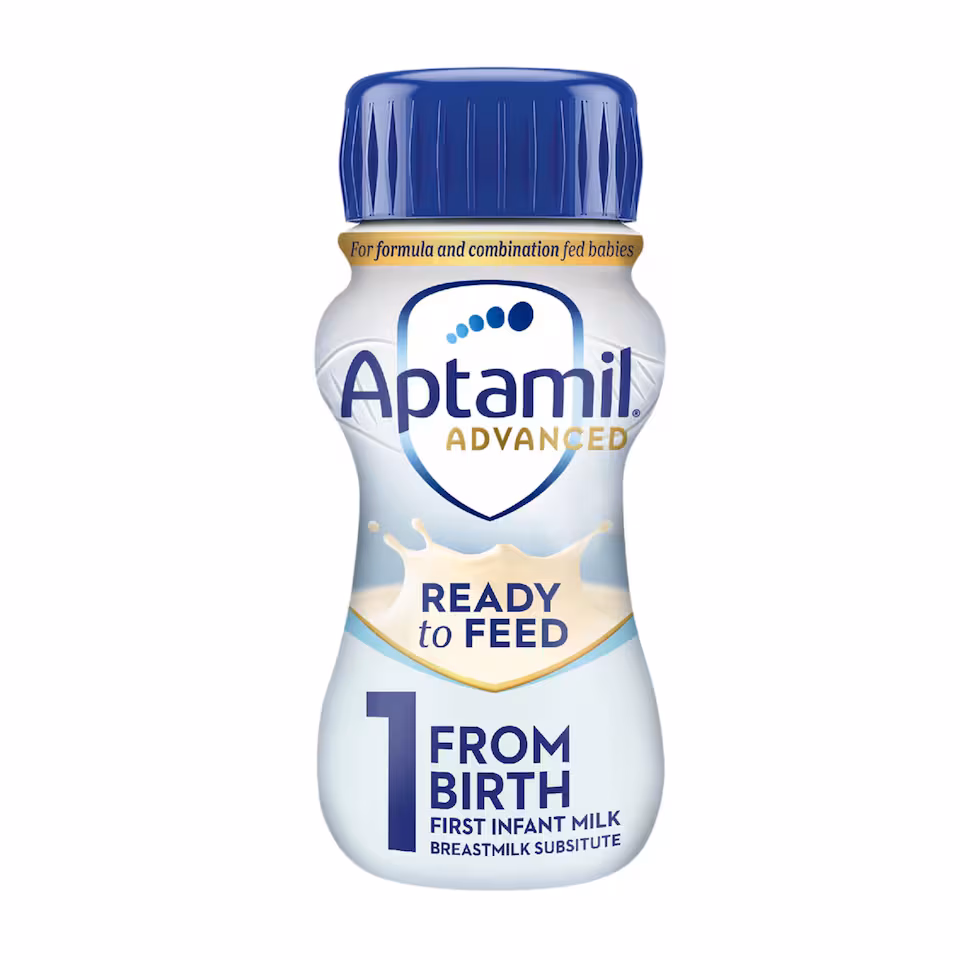 Aptamil Advanced 1 First Baby Milk Formula Liquid Ready to Feed from Birth 200ml