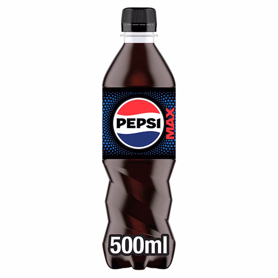 Pepsi Max No Sugar Cola Bottle 500ml