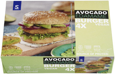 Avocado Edamame Burger 360g