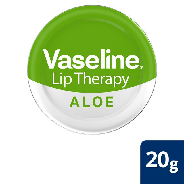 Vaseline Lip Therapy Aloe Vera Lip Tin Heals & Moisturises Dry Chapped Lips 20g
