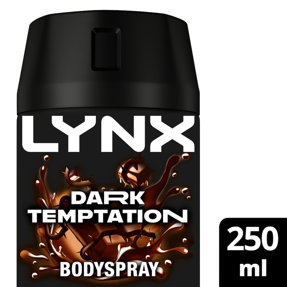 Lynx Dark Temptation 48h Deodorant Bodyspray for Men 250ml