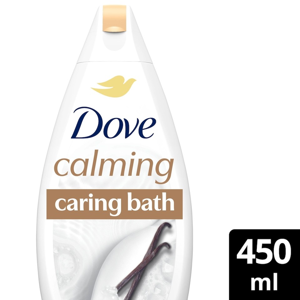 Dove Caring Bath Calming Shea Butter & Vanilla Bath Soak Bubble Bath 450ml