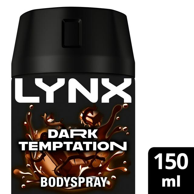 Lynx 150ml Dark Temptation 48h Deodorant Aerosol Body Spray for Men