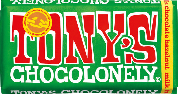 Milk Chocolate Hazelnut 180g Tony's