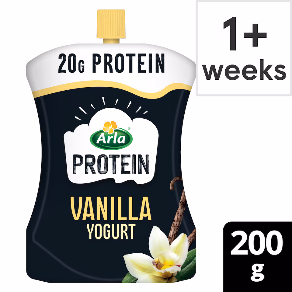 Arla Protein Vanilla Yogurt Pouch 200g