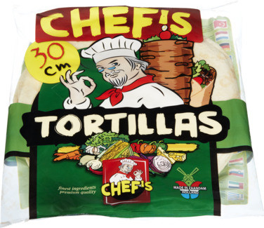 Chef's Hvete Tortilla 30cm