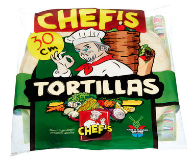 Chef's Hvete Tortilla 30cm