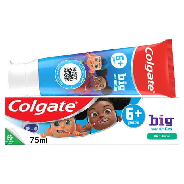 Colgate Big Kids Smiles 6+ years Mild Mint Toothpaste 75ml