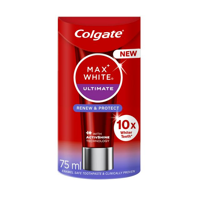 Colgate Max White Ultimate Renewal Teeth Whitening Toothpaste 75ml