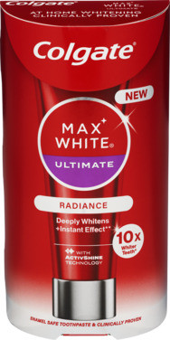 Colgate Tannkrem Max White Ultimate Radiance