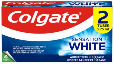 Colgate Sensation White Tannkrem 2 X 75 ml