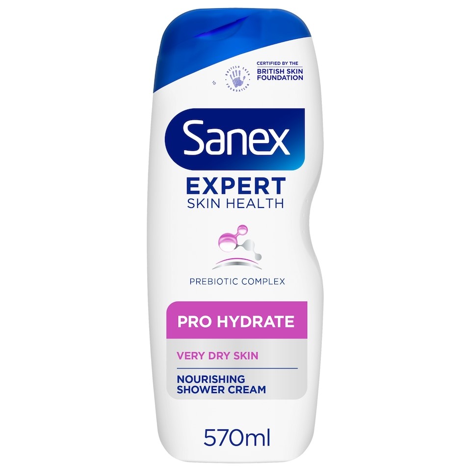 Sanex Expert Skin Health Pro Hydrate Shower Cream 570Ml