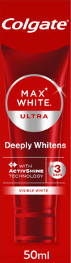 Colgate Max White Ultra Visible White Tannkrem 50 ml
