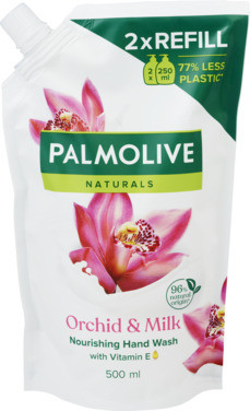 Palmolive Flytende Håndsåpe Milk & Orchid Refillpose 500ml