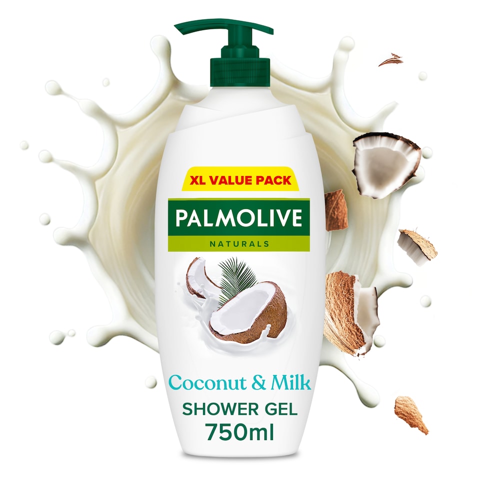 Palmolive Naturals Coconut & Milk Shower Gel 750Ml