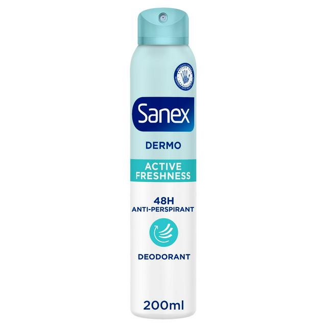 Sanex Derma Care+ Active Freshness 72 Hour Antiperspirant Spray Deodorant 200ml