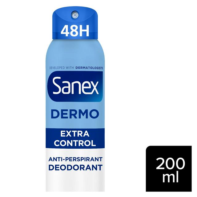 Sanex Derma Care+ Extra Control 72 Hour Antiperspirant Spray Deodorant 200ml