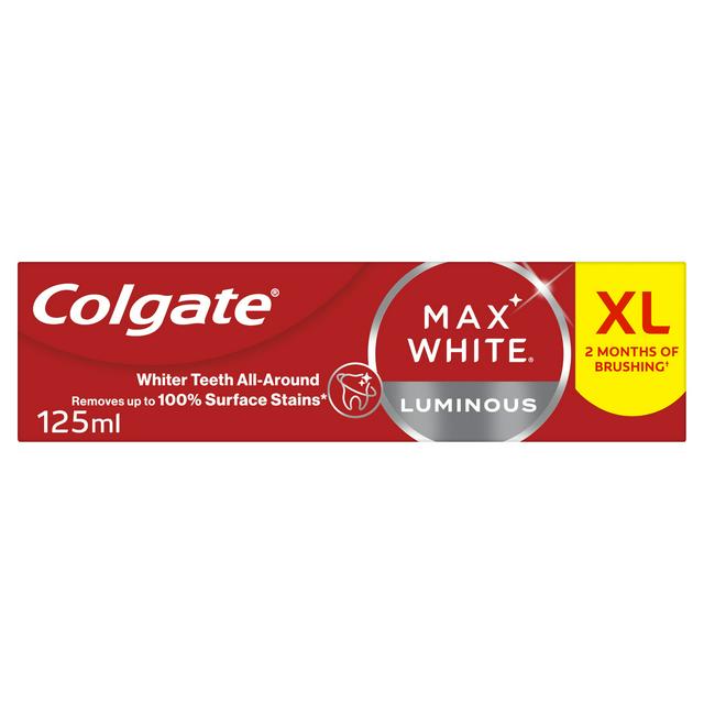 Colgate Max White Luminous Teeth Whitening Toothpaste 125ml