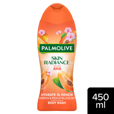 Palmolive Skin Radiance Papaya & Peach Blossom Shower Gel Body Wash 450ml