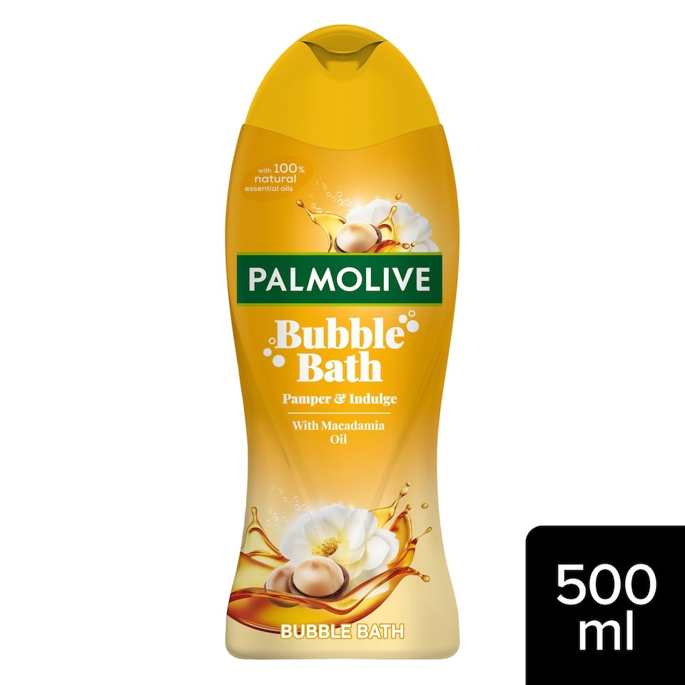 Palmolive Pamper & Indulge Bubble Bath With Macadamia Oil 500ml