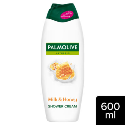 Palmolive Naturals Milk & Honey Shower Gel Body Wash 600ml