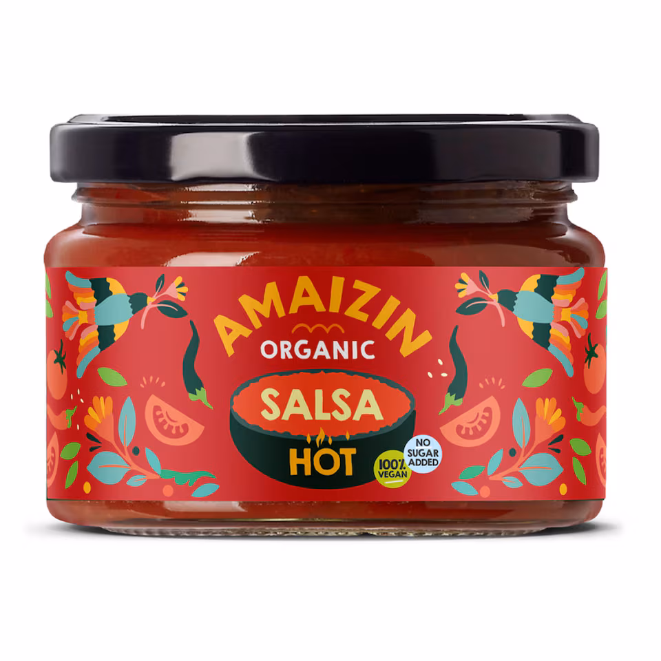 Organic Salsa Hot Dip 260g (Amaizin)