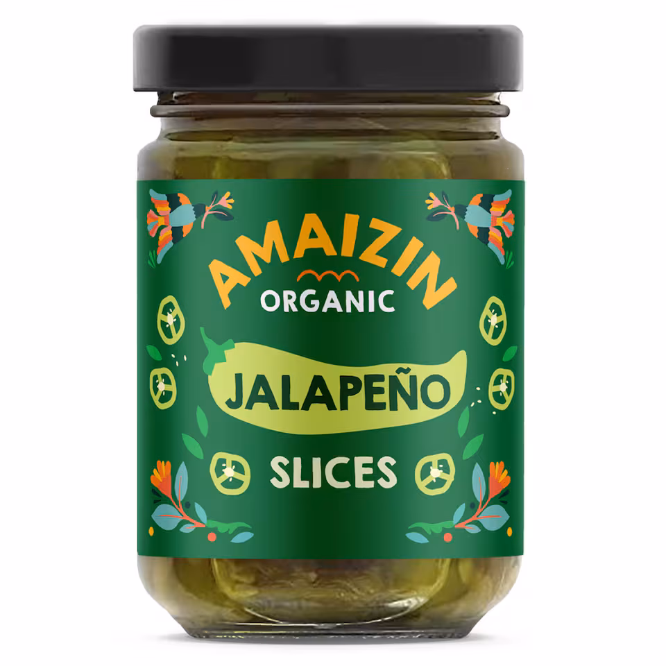 Organic Jalapenos Slices 150g (Amaizin)