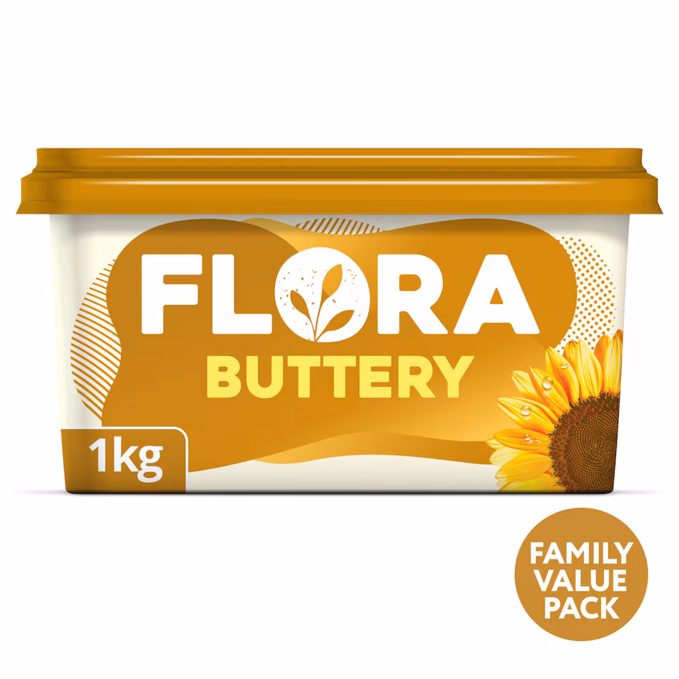 Flora Buttery Spread with Natural Ingredients 1KG