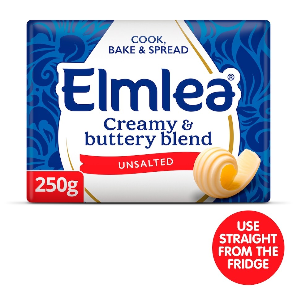 Elmlea Creamy and Buttery Unsalted Blended Butter 250g