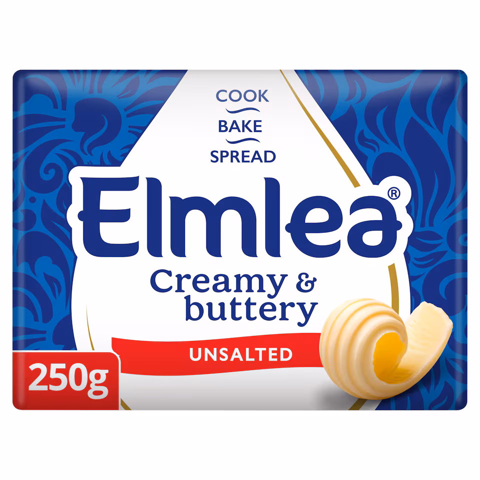 Elmlea Creamy and Buttery Unsalted Blended Butter 250g