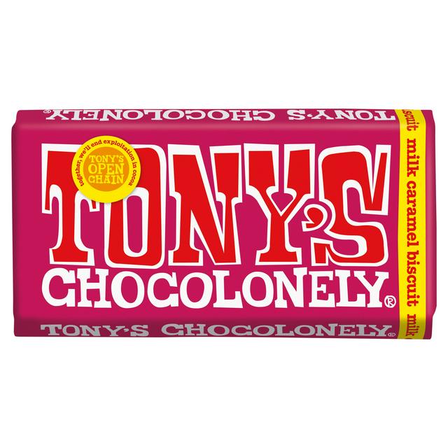 Tony's Chocolonely Fairtrade Milk Caramel Biscuit 180g