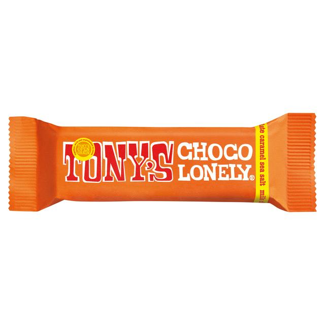 Tony's Chocolonely Milk Chocolate Caramel Sea Salt 35g
