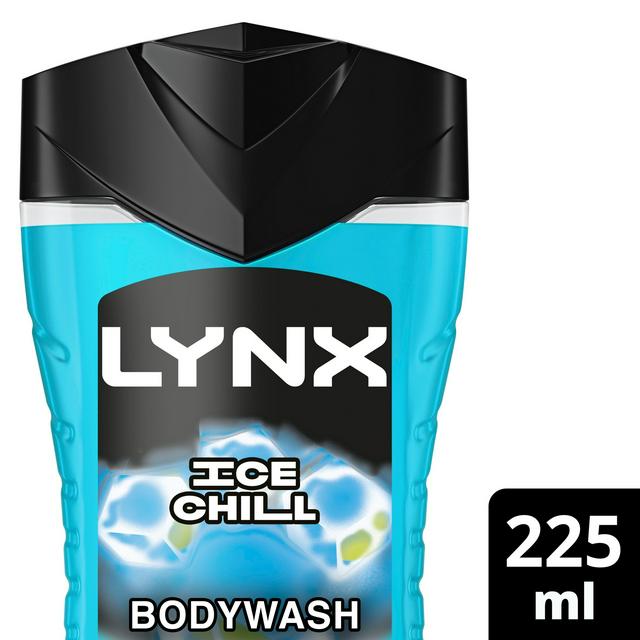 Lynx Ice Chill Shower Gel Body Wash for Men 225ml