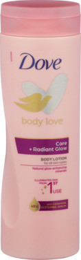 Dove Body Lotion Care+radiant Glow 400ml Body Love