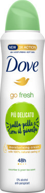 Dove Spray Cucumber Deo Antiperspirant Go Fresh 150ml