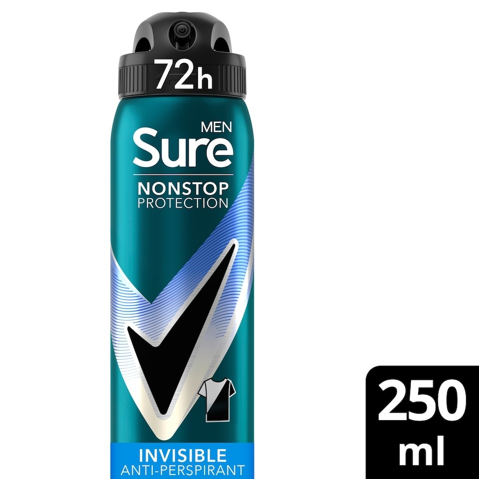 Sure Men Invisible Ice Fresh 72h Nonstop Protection Antiperspirant Deodorant 250ml