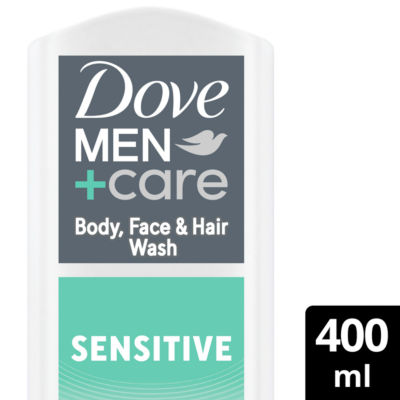 Dove Sensitive 3-in-1 Hair, Face and Body Wash 400 ml