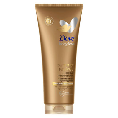 Dove Summer Revived Medium to Dark Gradual Tanning Lotion 200&nbsp;ml