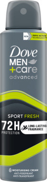 Dove Men+care Spray Sport Fresh Deo Antiperspirant Advanced Care 150ml