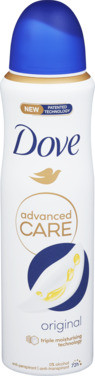 Dove Spray Original Deo Antiperspirant Advanced Care 150ml