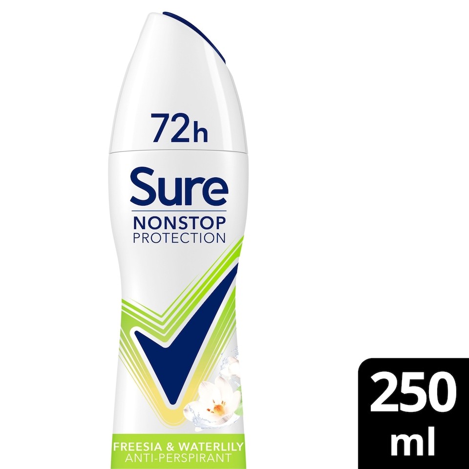 Sure Nonstop Protection 72h Freesia & Water Lily Antiperspirant Deodorant 250ml
