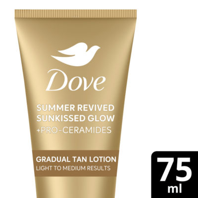 Dove Summer Revived Sunkissed Glow Light to Medium Gradual Tan Lotion 75 ml