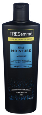 Tresemmé Shampoo Rich Moisture 400ml For Tørt og Skadet Hår