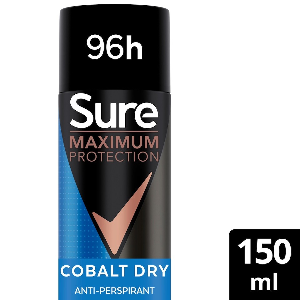 Sure M/PROT 96h Cobalt Dry APD 150ml