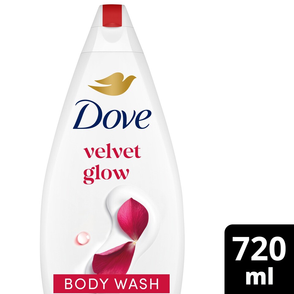 Dove Velvet Glow Body Wash Shower Gel 720ml